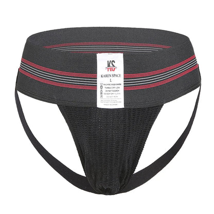 Sexy Men Underwear Jockstrap Homme Mens Jockstrap Breathable Backless Thongs