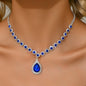 1PC Women's Fashion Waterdrop Flower Design Necklace Jewelry Suitable for Date, Party, Festival Gifts-2172