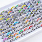 10/20/30/50pcs Classic Fashion Stripe Hollow Colorful Sticker