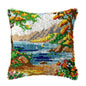 Latch Hook Rug Kit Pastel Embroidery Home decorations Pillow Case Set with Ergonomic Hook Tools