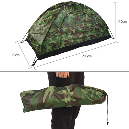 Camouflage Tent One Person Tent Outdoor Tent Outdoor Camouflage UV