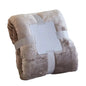 Soft Flannel Fleece Throw Blanket Solid Color Lightweight Plush Blanket for Bed Sofa Couch All Season Nap Blanket