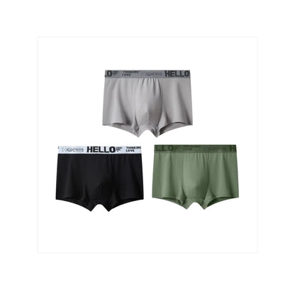 Hello Men's Breathable Antibacterial Boxer Shorts