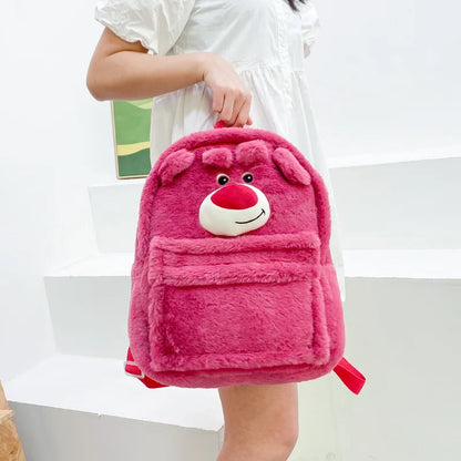 Bear & Alien Plush Backpack