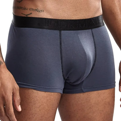 Underwear Men Boxer Briefs Mesh Pouch Penis Scrotum Separation U Convex Unterhosen Herren Boxers Hombre Boxershorts Breathable