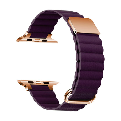 Apple Watch Ribbed Leather Loop Band