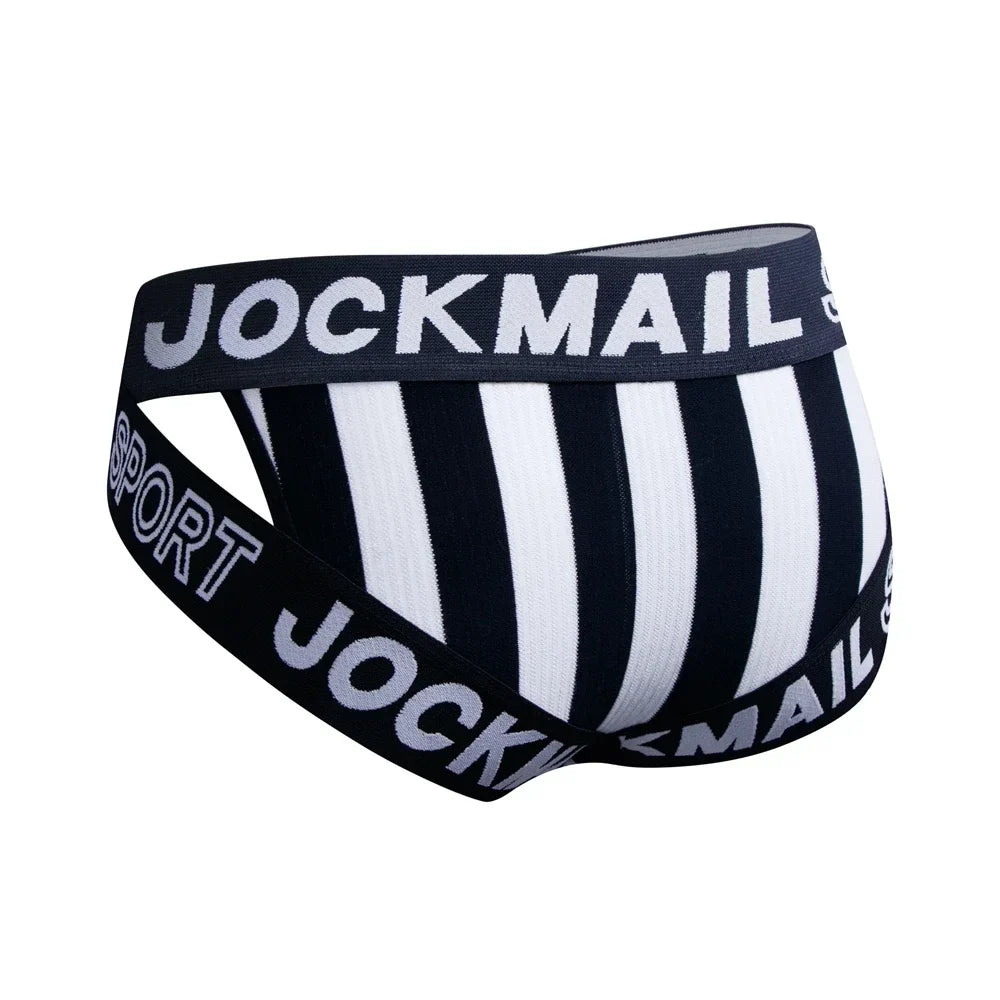 JOCKMAIL Men's Briefs Sexy Men Underwear Jockstrap Slip Homme Bikini Cueca Hombre Underpants Gay Panties Calzoncillos Breathable