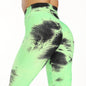 Yoga Clothes Pants Jacquard Peach Hip Tie Dye Women's Gym Legging Sport Outfit for Woman Yoga Wear Leggings Sport Women Fitness