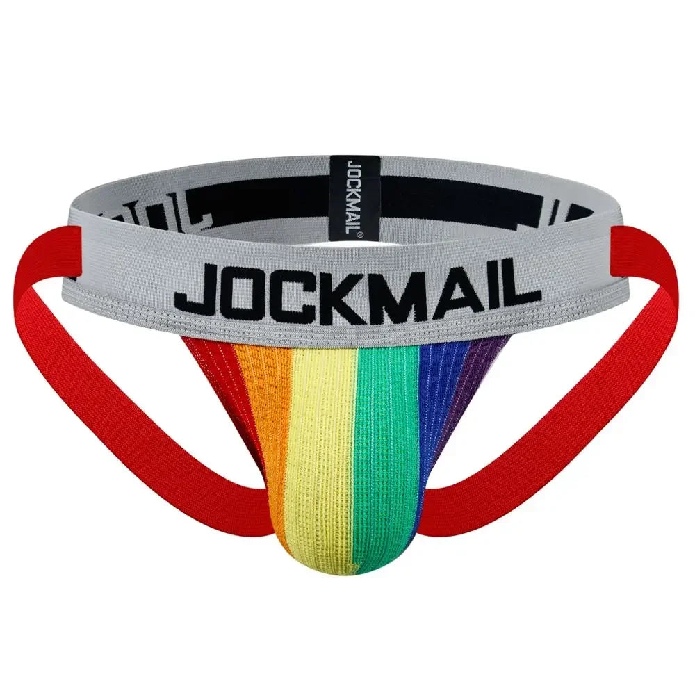 Men Briefs Sexy Jockstrap Thong Soft Athletic Supporters Men Sport Gay Underwear Jockstrap Athletic Jocks Pouch Cuecas Man