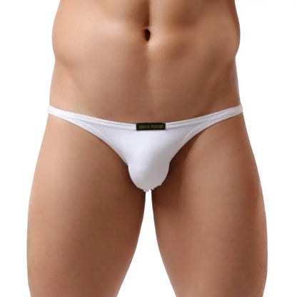 BRAVE PERSON Sexy Underwear Men Mini Briefs Low Waist Sexy Underpants Smooth Ice Silk Nylon Male Panties Bikini Briefs B1133