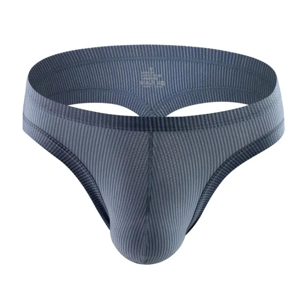 Men's Underwear Breathable T-Back Sexy Thongs G-String Big Penis Pouch Thong Panties Male Lingerie Underpants Briefs