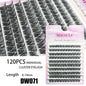 MIOFIA DIY Eyelash Clusters Fluffy Natural Anime Lashes 8-14mm Mixed Length Large capacity 3D Russian Volume Eyelash Extension
