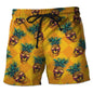 Harajuku Skull Graphic Beach Shorts Hawaiian Male Boardshorts Goth Skeleton Flower Bermudas Hip Hop Short Pants For Men Trousers
