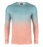 Spring and Autumn Fashion Long Sleeve Men's Abstract 3D Striped Gradient Solid Color Printing Loose Casual Hoodie