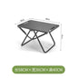 Portable Folding Camping Table,Stainless Steel Outdoor Dining Table,Compact Design for Camping,Beach, BBQ,and Hiking