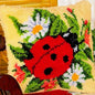 Knot Pillow Package Latch Hook Kit Cushion Pillowcase Kussen Set For Needlework DIY Butterfly Flower Plant Series Latch Hook Kit