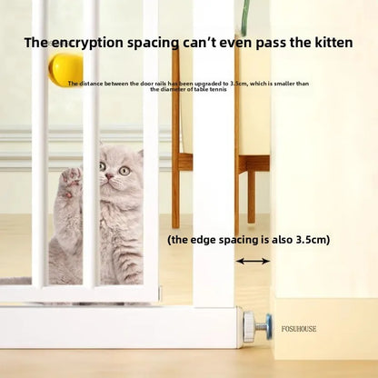 Free Punch Pet Fence Dog Fences Isolation Door Anti-Cat Door Fence Indoor Special Encryption Dog Safety Corral for Pet Products
