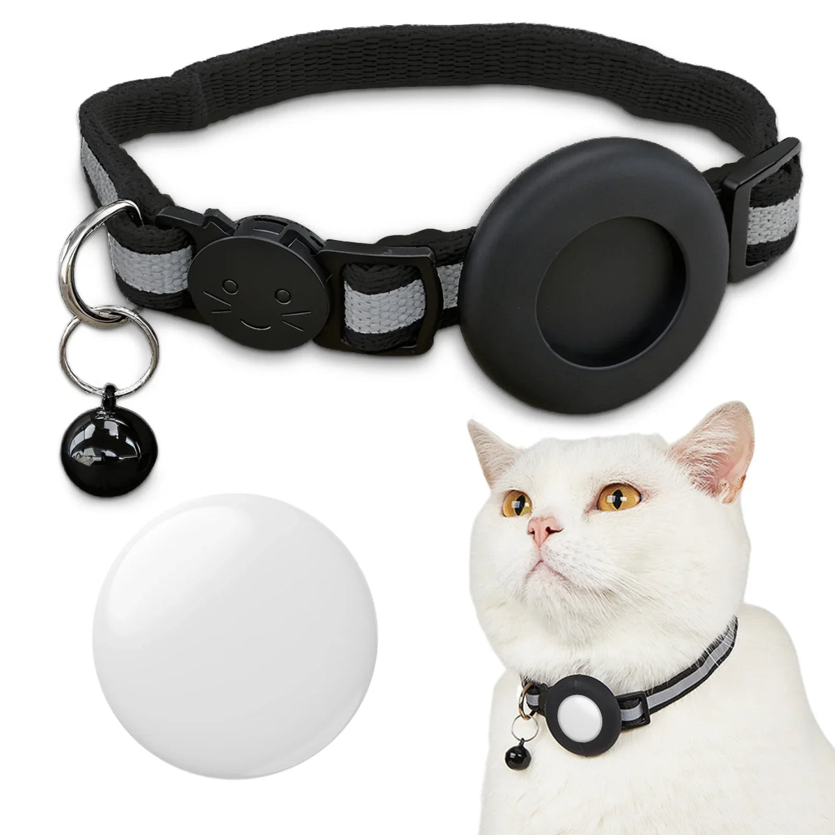 Adjustable Pet Collar Gps Tracker for Apple Find My IOS Finder Location Tracker Kits Pet Supplies Cat Pet Electronic Devices