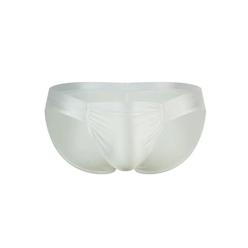 2026 fashion solid color men's three-dimensional triangle breathable sports low waist high elastic tight body F3605
