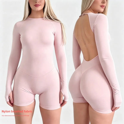 Women’s Seamless Backless Activewear Bodysuit
