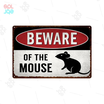 Wildlife Warning Signs Beware Of The Pig Snakes Metal Sign Animals Tin Plate Wild Forest Warning Plaque Retro Wall Stickers Sign