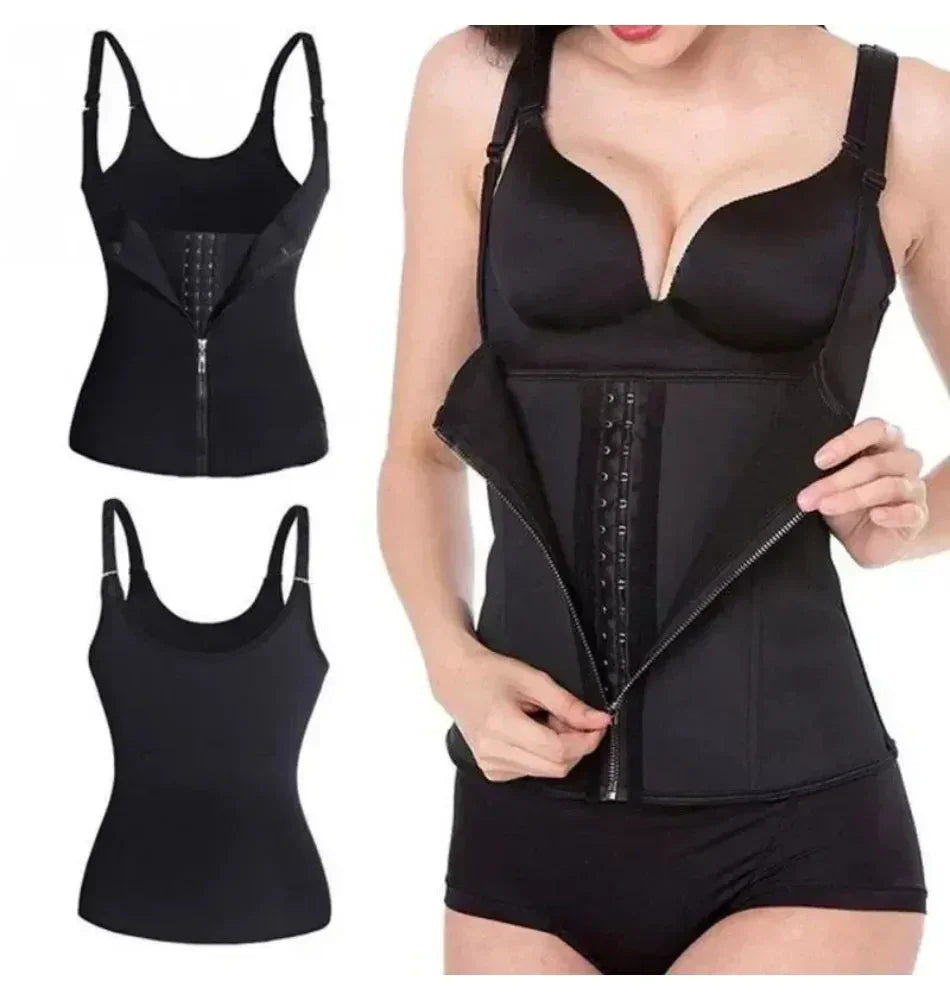 Ladies Lingerie Hree Row Buckle Zipper Bodice Women's Corset Put Away Abdomen Appearing Thin  Breathable Comfortable Lingerie