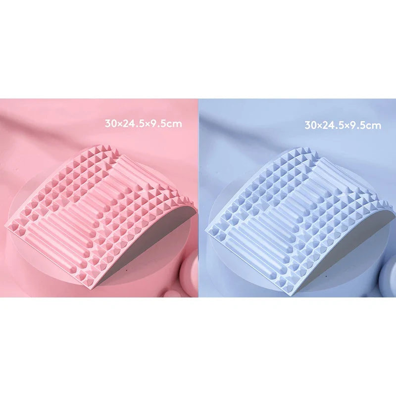 Back Stretcher Neck Pillow Relieve Massage Lumbar Support Massager for
