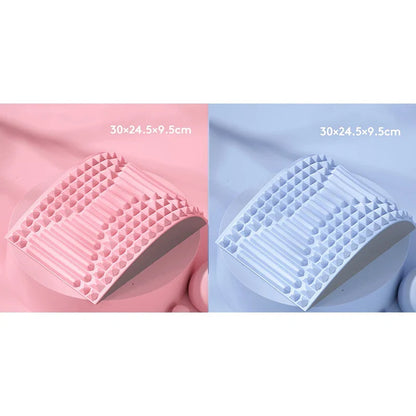 Back Stretcher Neck Pillow Relieve Massage Lumbar Support Massager for