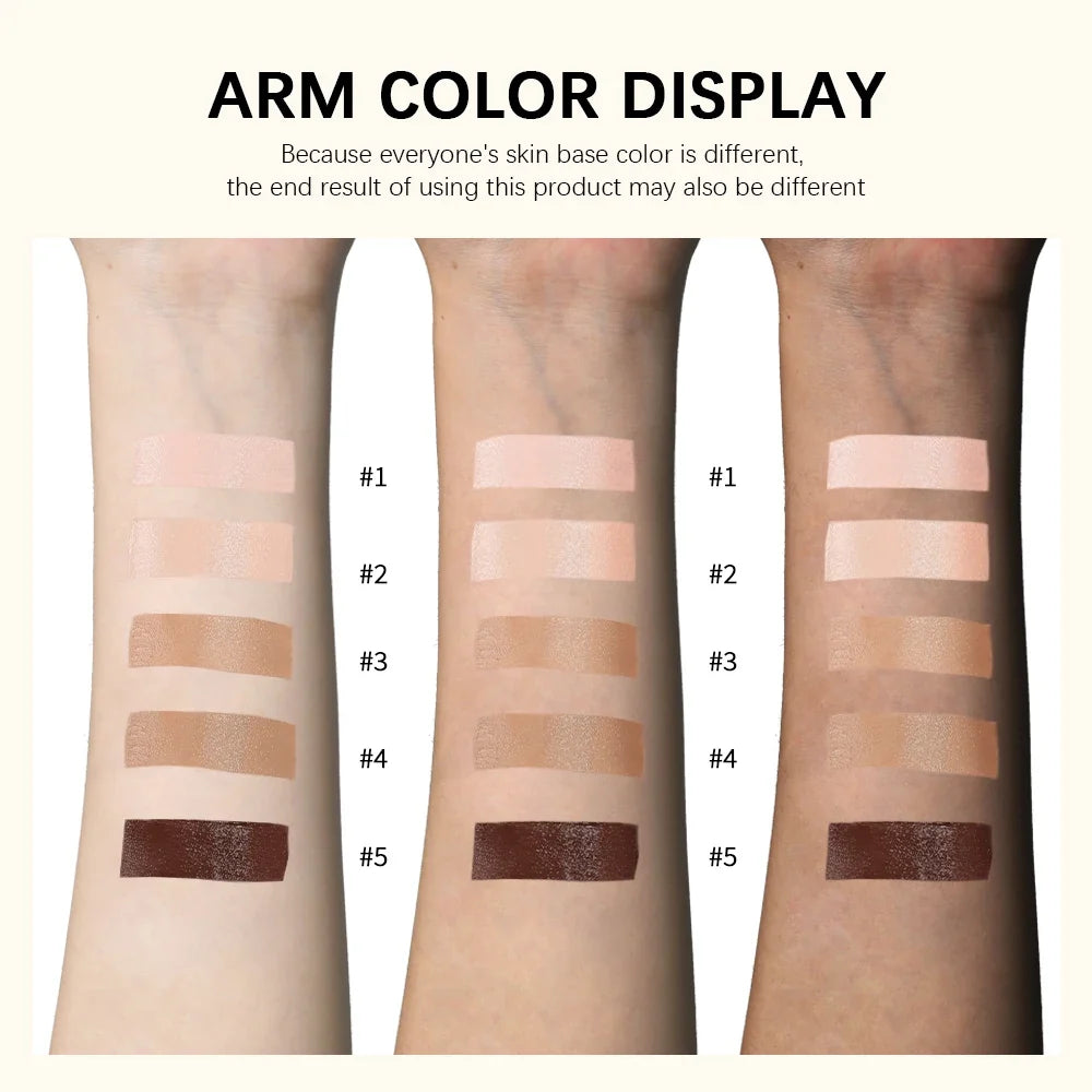 Lakerain Matte Foundation Base Cream Long-lasting Soft Focus Matte Natural Fit Coverage Concealer Waterproof Face Base Makeup