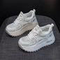 GKTINOO Hollow Sandals Rhinestones Fashion Lightweight Luxury Women Chunky Sneakers Female Summer Height Increasing Ladies Shoes