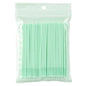 100PCS Micro Swab Applicator Eyelash Cleaning Brush Lash Extension Micro Brushes Cotton Swab Individual Eyelashes Removing Tool
