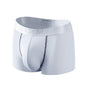 Underwear Men Boxer Briefs Mesh Pouch Penis Scrotum Separation U Convex Unterhosen Herren Boxers Hombre Boxershorts Breathable