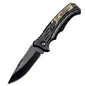 Fine Stainless Steel Folding Pocket with Sharp Edge Multifunctional Utility Tool for Camping BBQ and Outdoor Survival
