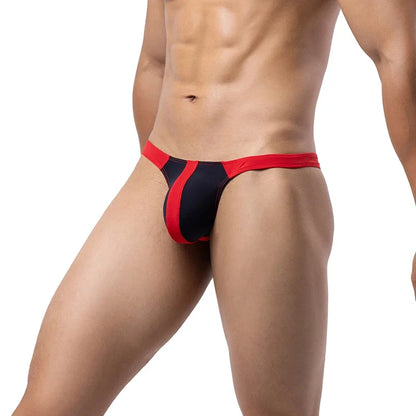 Men Jockstrap T Back G String Thong Men's Fetish Bikini Seamless Lingerie Sexy Ultra Thin Straps Panties Penis Bag Underpants