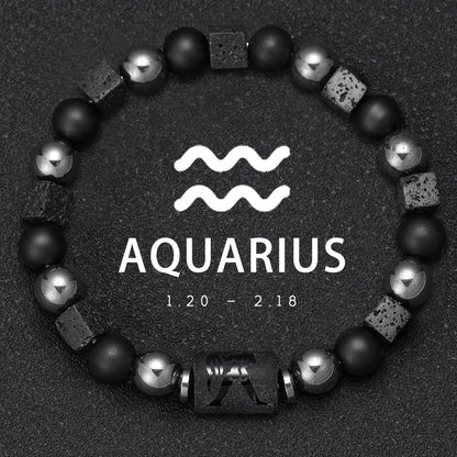 Sagittarius Zodiac Bracelet Natural Stone