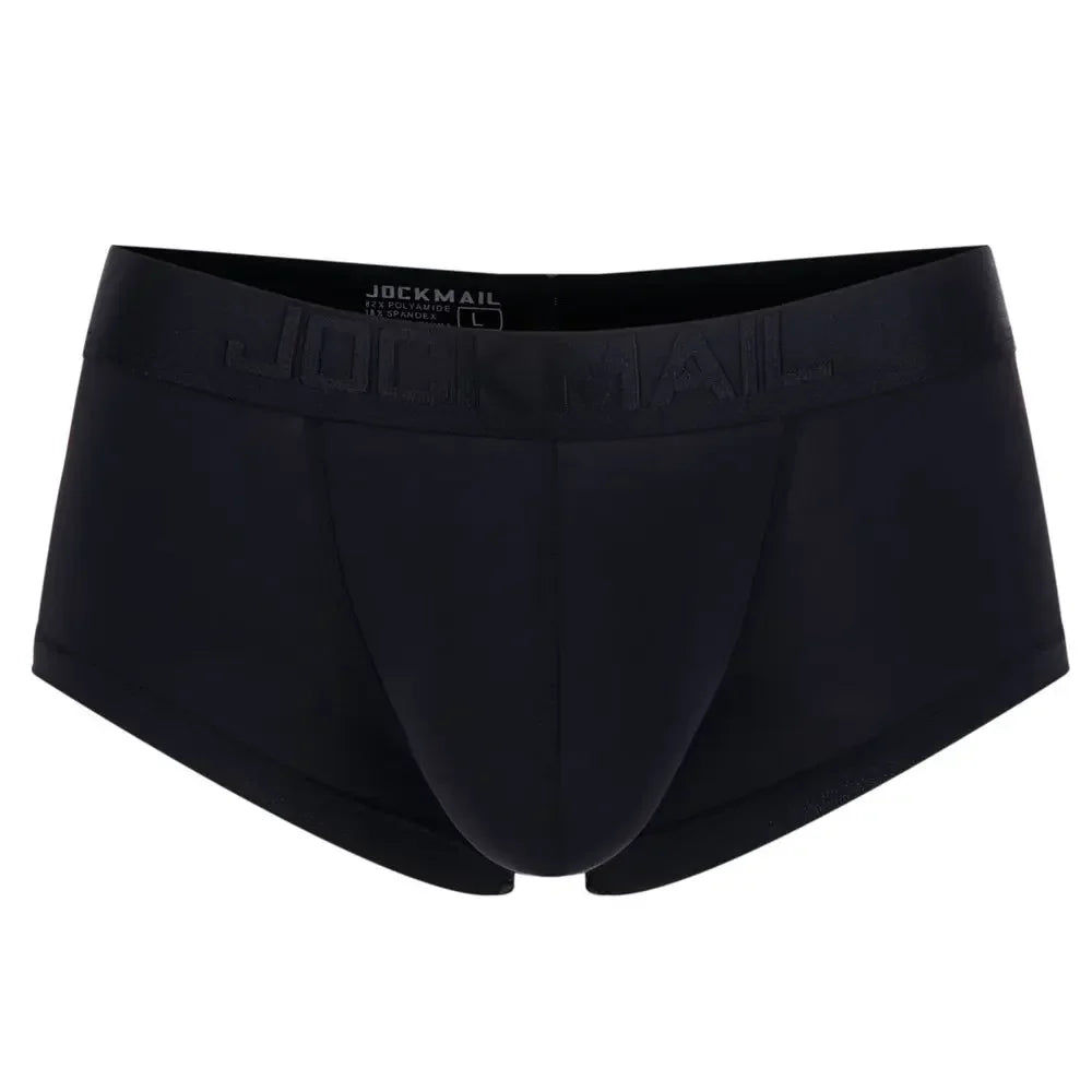 Sexy Underwear Men Boxer Panty Shorts Ice Silk Original  Panties Breather Boxer Briefs Ultra-thin Transparent Fun Gay Underwear