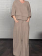 Casual Loose Irregular Cotton Linen Women's Top Set Spring Summer New
