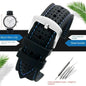 Samsung Galaxy Watch 7, 6, 5, 4 & FE Stitched Perforated Silicone Band