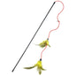Cat Toy Feather Cats Sticks Cat Toys Interactive Double Feather Toys Cats Teasing Kitten Teaser Stick with Bell Toy Pet Products