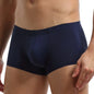 Men's Ice Silk Boxers Breathable Panties Male Large Ultra Thin Boxer Shorts Sexy Underwear