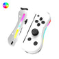 GAMINJA Wireless Switch Joypad Controller With RGB lamp For Switch Game Console L/R Handle Grip With Wake Up Screenshot Function