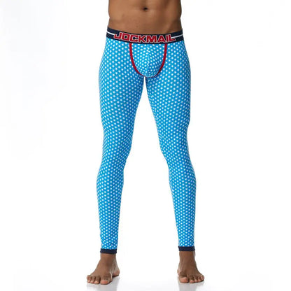 Men's Thermo Underwear Fashion Men Thermal Long Johns Mens Sexy Underwear Penis Pouch Warm Male Leggings Pants Autumn Winter