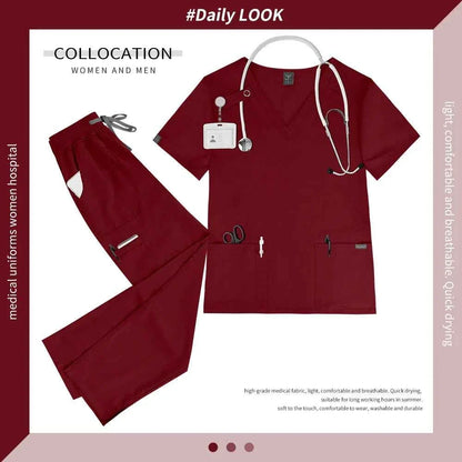 Women's Medical Scrub Workwear Set