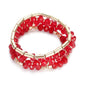 3pcs Boho Bohemian Pink Butterfly Pendant Charm Beads Bracelets Set For Women Stone Wristband Bracelet Bangles Pulseras Feminina