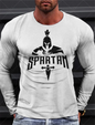 Sparta Vintage Graphic Men's Long Sleeve T-shirt for Men Clothing Casual Tops Tee Fashion 3D Full Printing Tshirt Streetwear