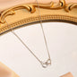 Romantic Double Heart Pendant Necklaces for Women Stainless Steel Charm Choker Necklace Gold Color Wedding Fashion Jewelry