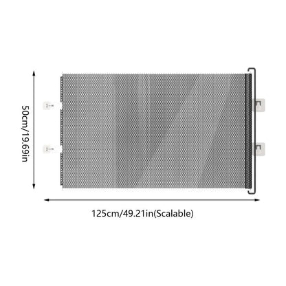 Pet Dog Gate Network Fence Stairs Folding Breathable Mesh Enclosure Dog Fence Safety Barrier Pet Thanksgiving Day Gift