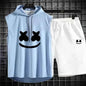 Summer Men's Casual Hooded Tracksuit Set