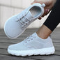 Men's and Women's Barefoot Shoes Wide Version Simple Platform Walking Sneaker Lace Up Outdoor Lightweight Casual Running Shoes