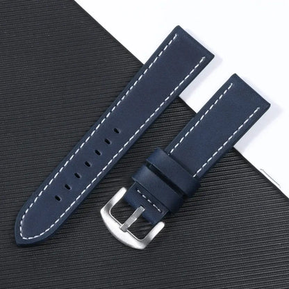 Suunto Race, Vertical & 9 Peak Leather Band with Stitching Options